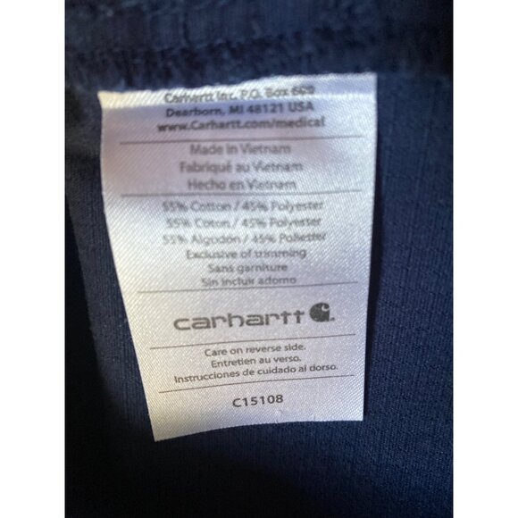 Carhartt Mens XL Ripstop V-Neck Medical Scrub Top - Picture 3 of 8